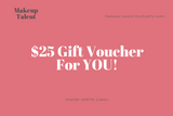 Makeup Talent Gift Card