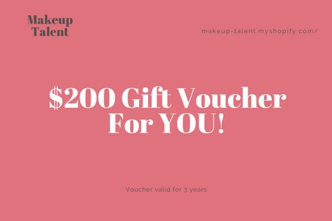 Makeup Talent Gift Card