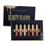 BEAUTY GLAZED 6pcs/Set Liquid Lipstick Gift Set
