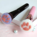 1PC Cat Paw Print Foundation Brush