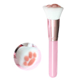 1PC Cat Paw Print Foundation Brush