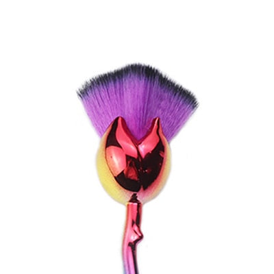DIGHEALTH Rose Flower Makeup Brush Set