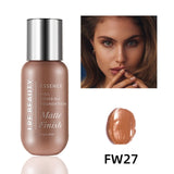 Youth Velvet Foundation Professional Full Cover Matte Base Make Up Waterproof Women OA66