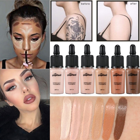 Long lasting foundation with SPF 15