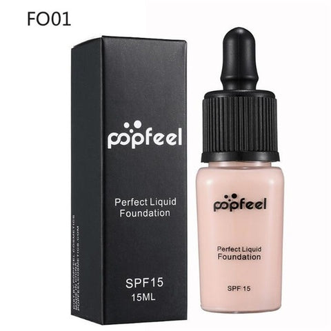 Long lasting foundation with SPF 15