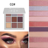 9 Colors Monochromatic Eyeshadow Palettes