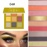 9 Colors Monochromatic Eyeshadow Palettes