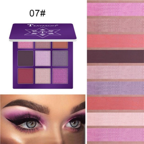 9 Colors Monochromatic Eyeshadow Palettes