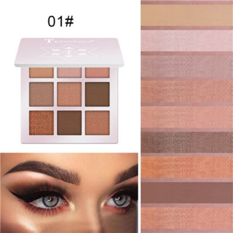 9 Colors Monochromatic Eyeshadow Palettes