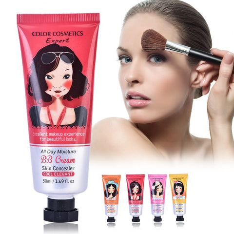 Women Korean Makeup Cosmetics Whitening BB CC Cream Sunscreen Faced Foundation Concealer Shrink Pores