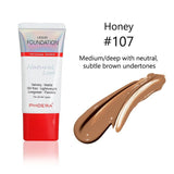 PHOERA 30ml Perfect beauty foundation soft matte base long wear oil Control concealer liquid base cream for woman makeup TSLM1