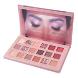 18 Color Pink/Nude Eyeshadow Palette