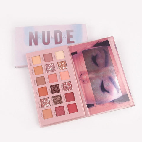 18 Color Pink/Nude Eyeshadow Palette