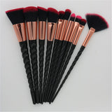 10pcs Unicorn Starter Brush Set