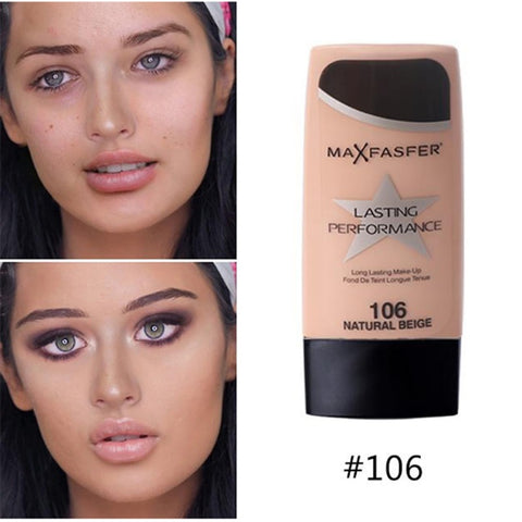 Women Foundation Soft Matte Long Wear Oil Control Concealer Liquid Foundation Cream