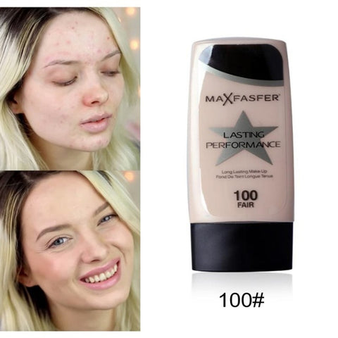 Women Foundation Soft Matte Long Wear Oil Control Concealer Liquid Foundation Cream